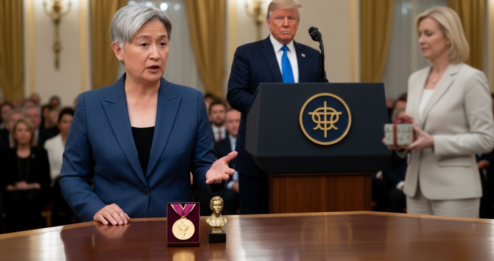 Penny Wong praises Machado