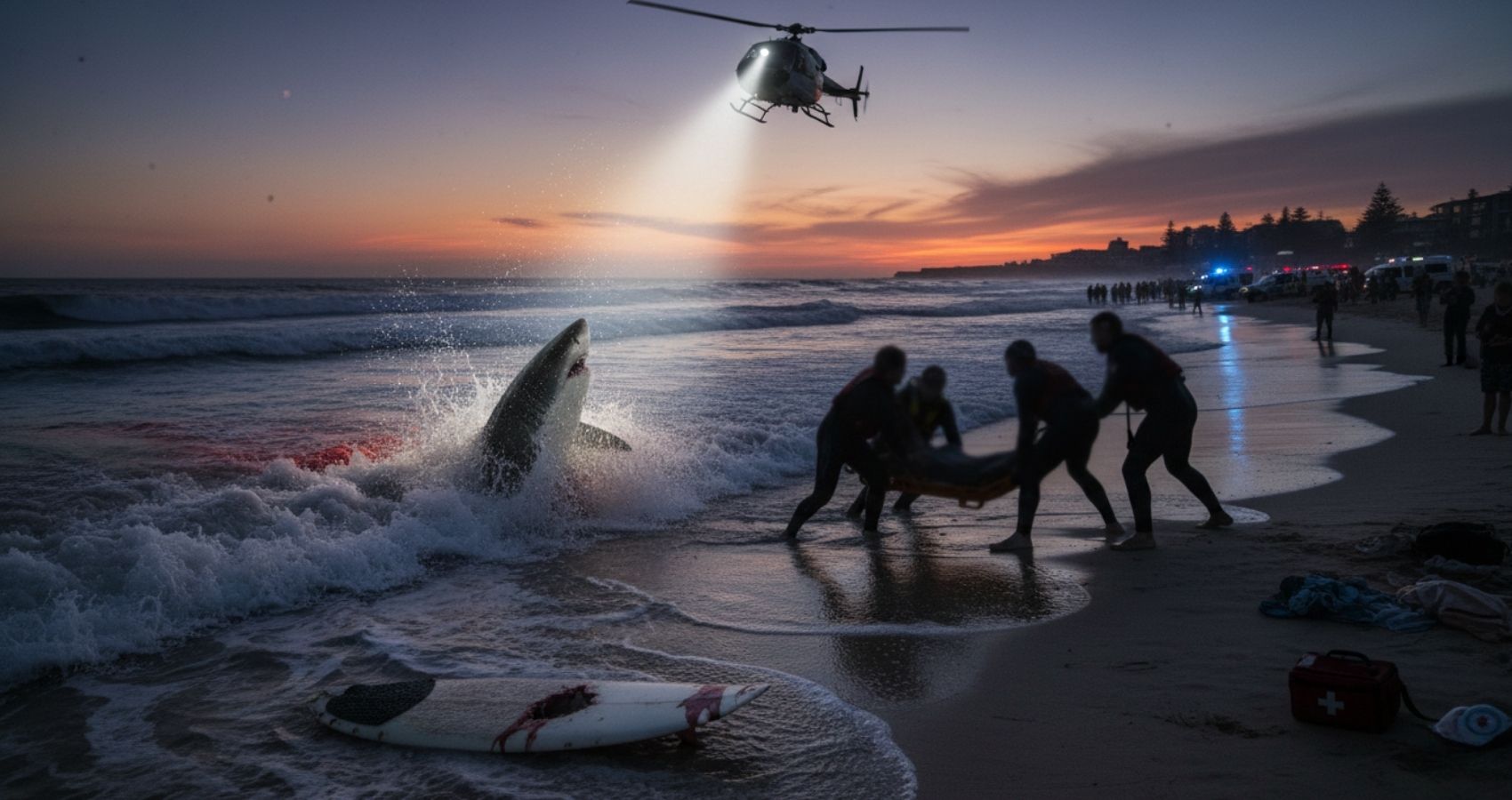 Man fighting for life after shark bite at North Steyne Beach