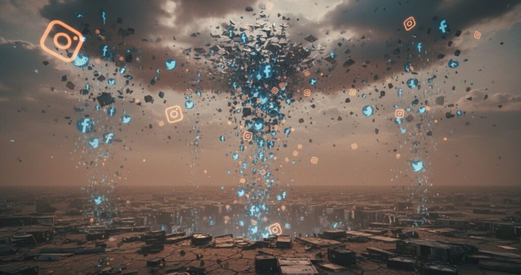 4.7 million social media accounts closed in just two days