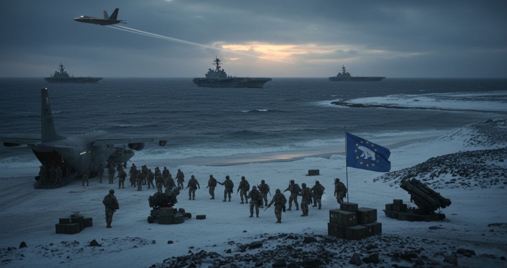 US threatens tariffs as Europe sends troops to Greenland