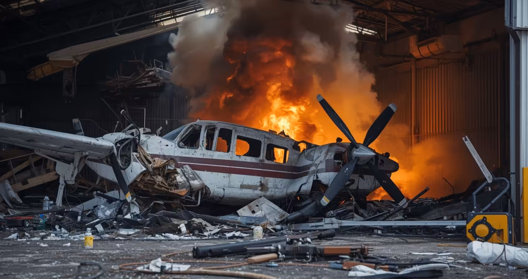 Two killed as training plane crashes