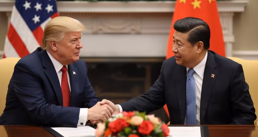 Trump meets Xi in Beijing