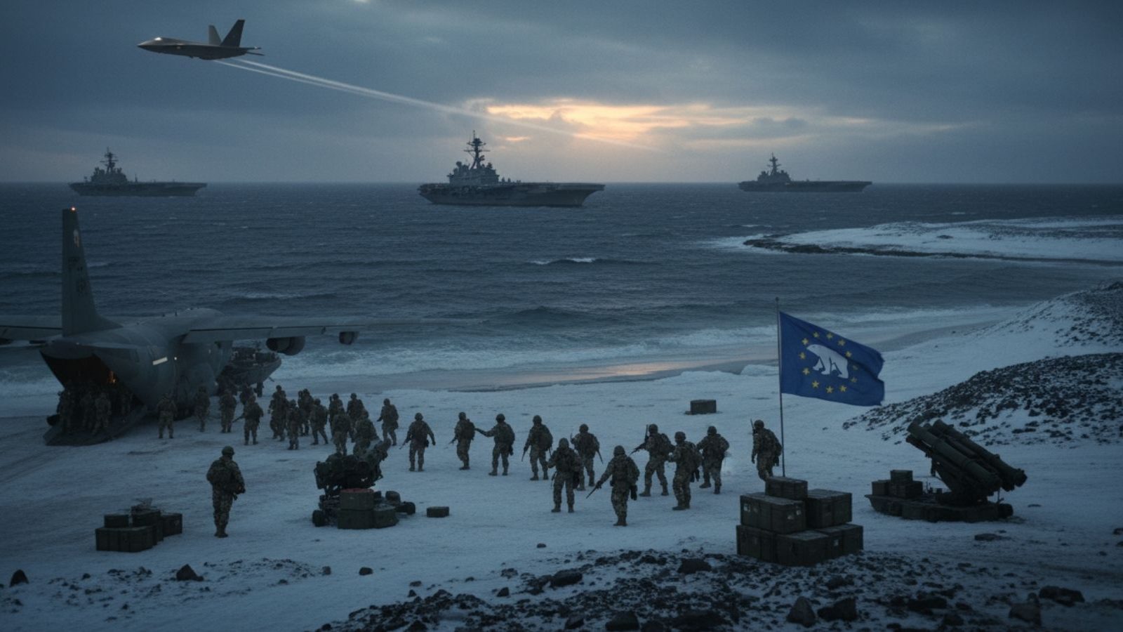 US threatens tariffs as Europe sends troops to Greenland