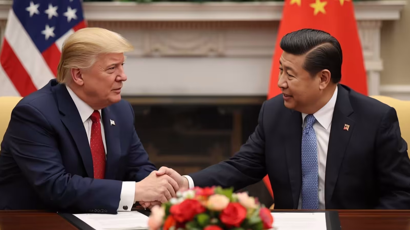 Trump meets Xi in Beijing